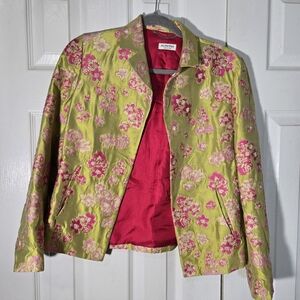 Vintage Agnona Floral Print Jacket Size IT 42